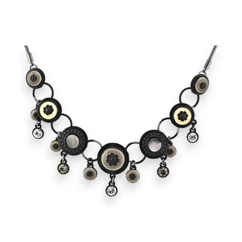 Ikita Modern Circles Fashion Necklace