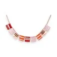 Rose copper-colored square fantasy necklace from IKITA