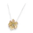 Collier argenté Fleur Écrue de chez Ikta