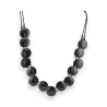 Black Circles Ikita Fancy Necklace