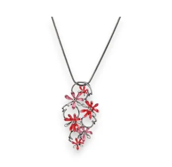 Ikita Red Floral Fantasy Necklace