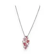 Collier Fantaisie Floral Rouge Ikita