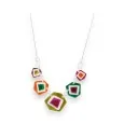 Geometric fantasy necklace Ikita multicolor