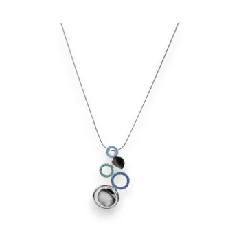 Blue Geometry Fantasy Necklace from Ikita