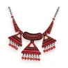 Ethnic Red Necklace by Ikita