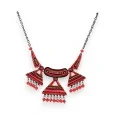 Ethnic Red Necklace by Ikita