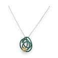 Ikita necklace with emerald design pendant