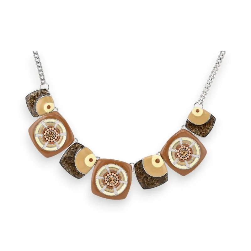 Ikita Autumn Multicolored Costume Necklace