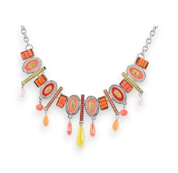 Collana moda Ikita Orange Sunset