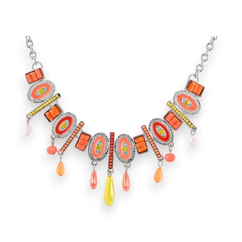 Collana moda Ikita Orange Sunset