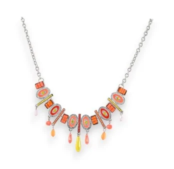 Collier fantaisie Ikita Orange Sunset