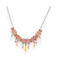 Ikita Orange Sunset costume jewelry necklace