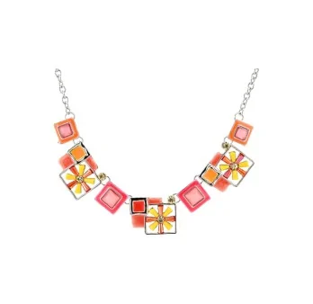 Ikita geometric floral necklace