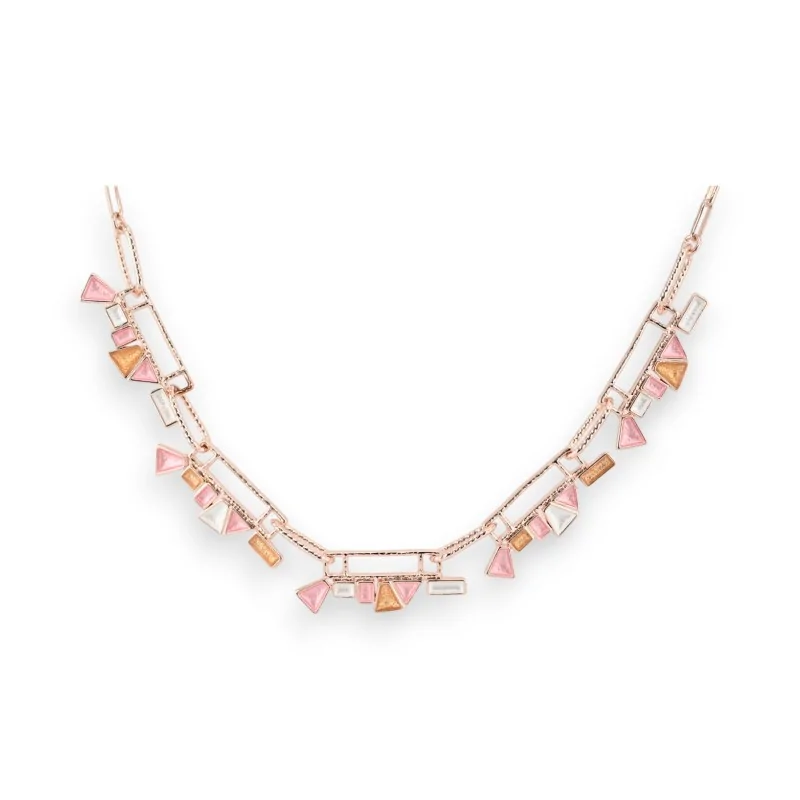 Pastel Geometric Necklace by Ikita