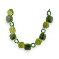 Ikita Square Fantasy Necklace in Khaki Shades