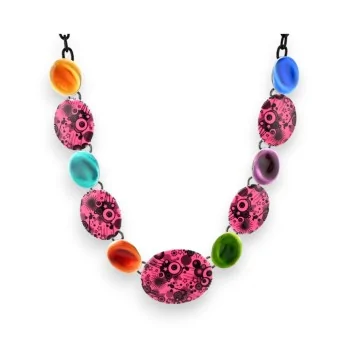 Multicolored Pop Art Necklace by Ikita