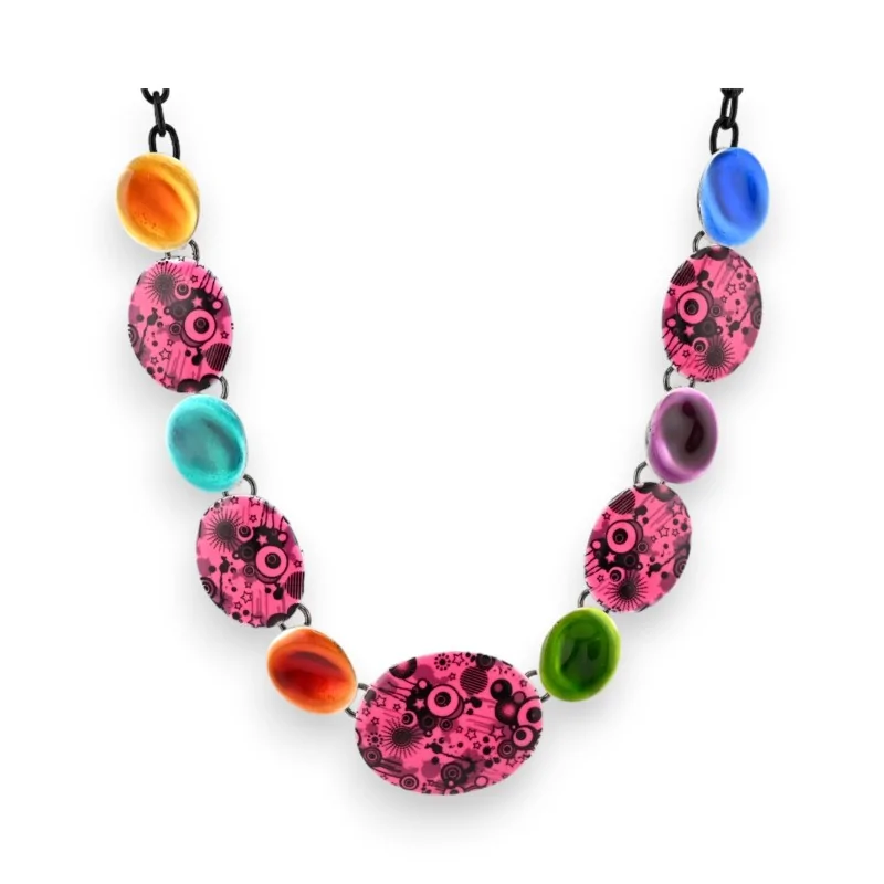 Collier Multicolore Pop Art de chez Ikita