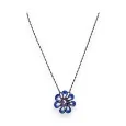 Blue Flower Necklace by Ikita