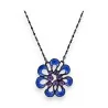 Blue Flower Necklace by Ikita