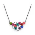 Collier fantaisie Hexacouleurs de chez Ikita