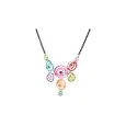 Collier Fantaisie Médaillon design Multicolore de chez Ikita