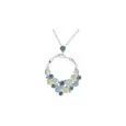 Blue Honeycomb Necklace by Ikita