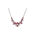 Fantasy honeycomb necklace in shades of pink by Ikita