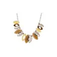 Ikita autumn leaves costume necklace