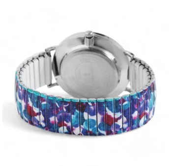 Donna Kelly EX0528 Watch with Multicolored Elastic Bracelet