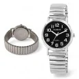 Clasixx Women's Watch Elastic Silver/Black