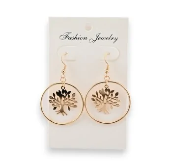 Golden Tree of Life Earrings