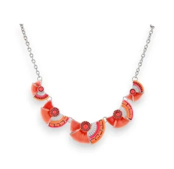 Collier Argenté Soleil Couchant