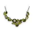 Collana Fantasy Fogliame Verde