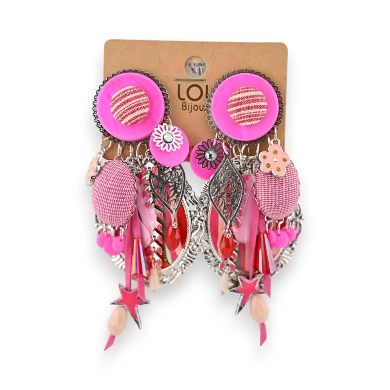 Bohemian Chic Clip-on Earrings by Lolilota