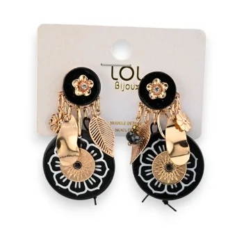 Flower Power Clip-on Earrings by Lolilota