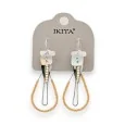 Bohemian Ikita drop pearl earrings