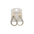 Two-Tone Teardrop Earrings by Ikita