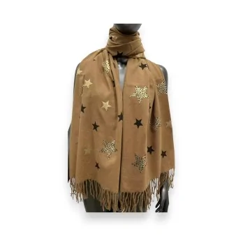 Camel star scarf