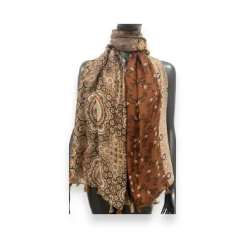 Ethnic Brown Scarf