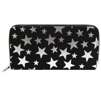 Cartera de Mujer con Estrellas Plateadas