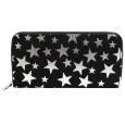 Cartera de Mujer con Estrellas Plateadas