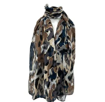 Black Camouflage Scarf