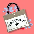 Bolsa de tote Rock & Love