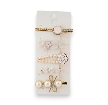 Elegant hair clip set