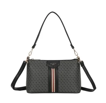 Rigid black handbag Urban Elegance