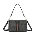 Rigid black handbag Urban Elegance