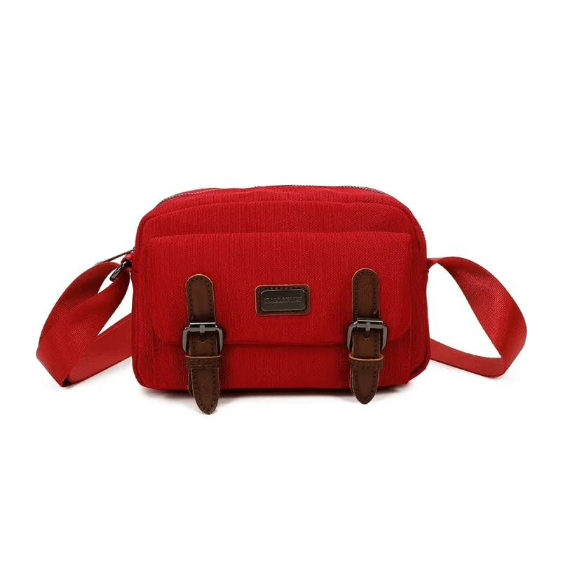 Bolso bandolera Gallantry rojo compacto