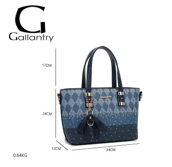 Borsa rigida Gallantry blu navy