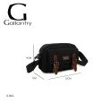 Bolso bandolera estilo cartera Gallantry negro