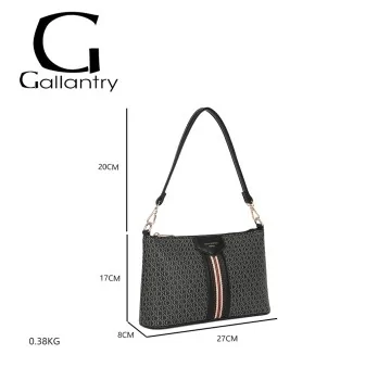 Rigid black handbag Urban Elegance